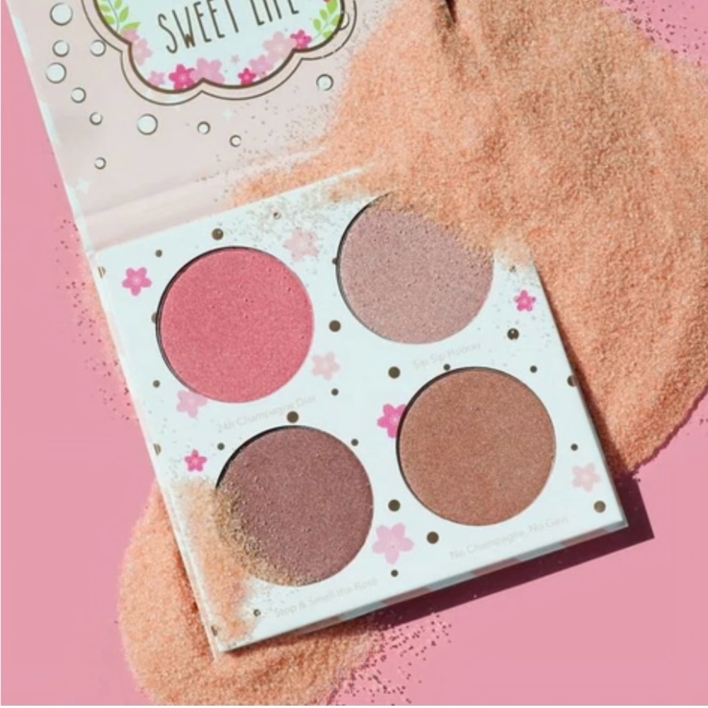 NWT Beauty Bakerie Cotton Candy Champagne Blush Highlighter Palette. 4 colors - Picture 5 of 8